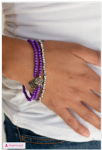 Load image into Gallery viewer, Lovers Loot - Purple Bracelet