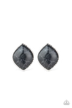 Load image into Gallery viewer, Marble Marvel - Black Earrings
