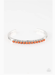New Age Traveler - Orange Bracelet