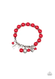 One True Love - Red  Charm - Bracelet