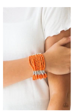 Load image into Gallery viewer, Outback Odyssey - Orange Seed Beads - Bracelet