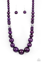 Load image into Gallery viewer, Panama Panorama - Purple Necklace