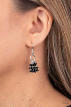 Load image into Gallery viewer, Party Posh Princess - Black Earrings