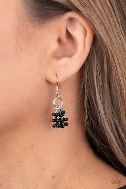 Party Posh Princess - Black Earrings