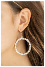 Load image into Gallery viewer, Pearl Palace - gold - Paparazzi earrings