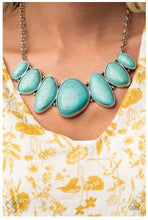 Load image into Gallery viewer, Primitive - Blue Necklace - Fashion Fix Sept 2020
