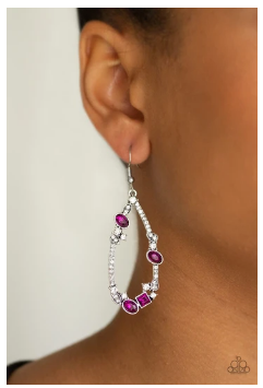 Quite the Collection - Pink - Earrings