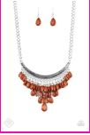 Load image into Gallery viewer, Rio Rainfall - Brown Necklace