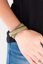 Load image into Gallery viewer, Rock Band Refinement - Brass Bracelet