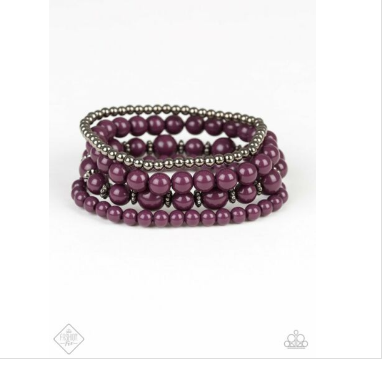 Rockin' Rococo Purple Bracelet