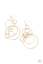 Load image into Gallery viewer, Running Circles Around You - Gold Earrings **Pre-Order**