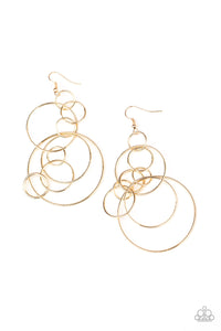 Running Circles Around You - Gold Earrings **Pre-Order**