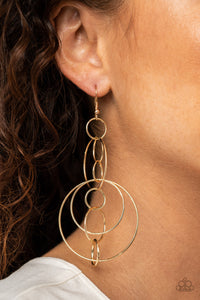 Running Circles Around You - Gold Earrings **Pre-Order**