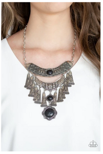 Sahara Royal - Black - Necklace