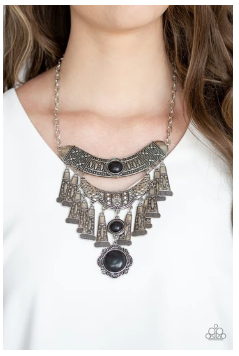 Sahara Royal - Black - Necklace