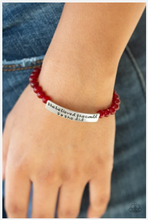 Load image into Gallery viewer, So She Did - Red Bracelet