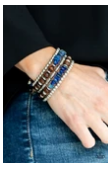 Soul Searchin - Blue Bracelet