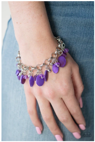 Seashore Sailing - Purple Bracelet