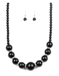 SoHo Socialite - Black Necklace
