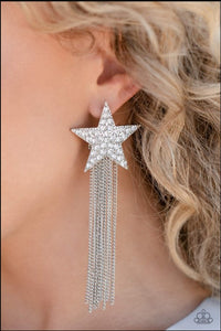 Superstar Solo Silver Earrings