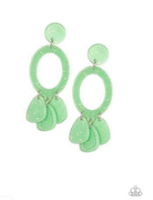 Load image into Gallery viewer, Sparkling Shores - Green Earrings
