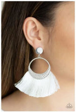 Load image into Gallery viewer, Spartan Spirit - White Earrings
