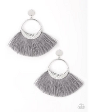 Load image into Gallery viewer, Spartan Spirit - Silver Tassel Earrings
