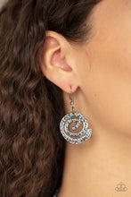Load image into Gallery viewer, Statement Swirl - Black Necklace