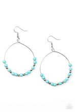 Load image into Gallery viewer, Stone Spa - Blue Earrings