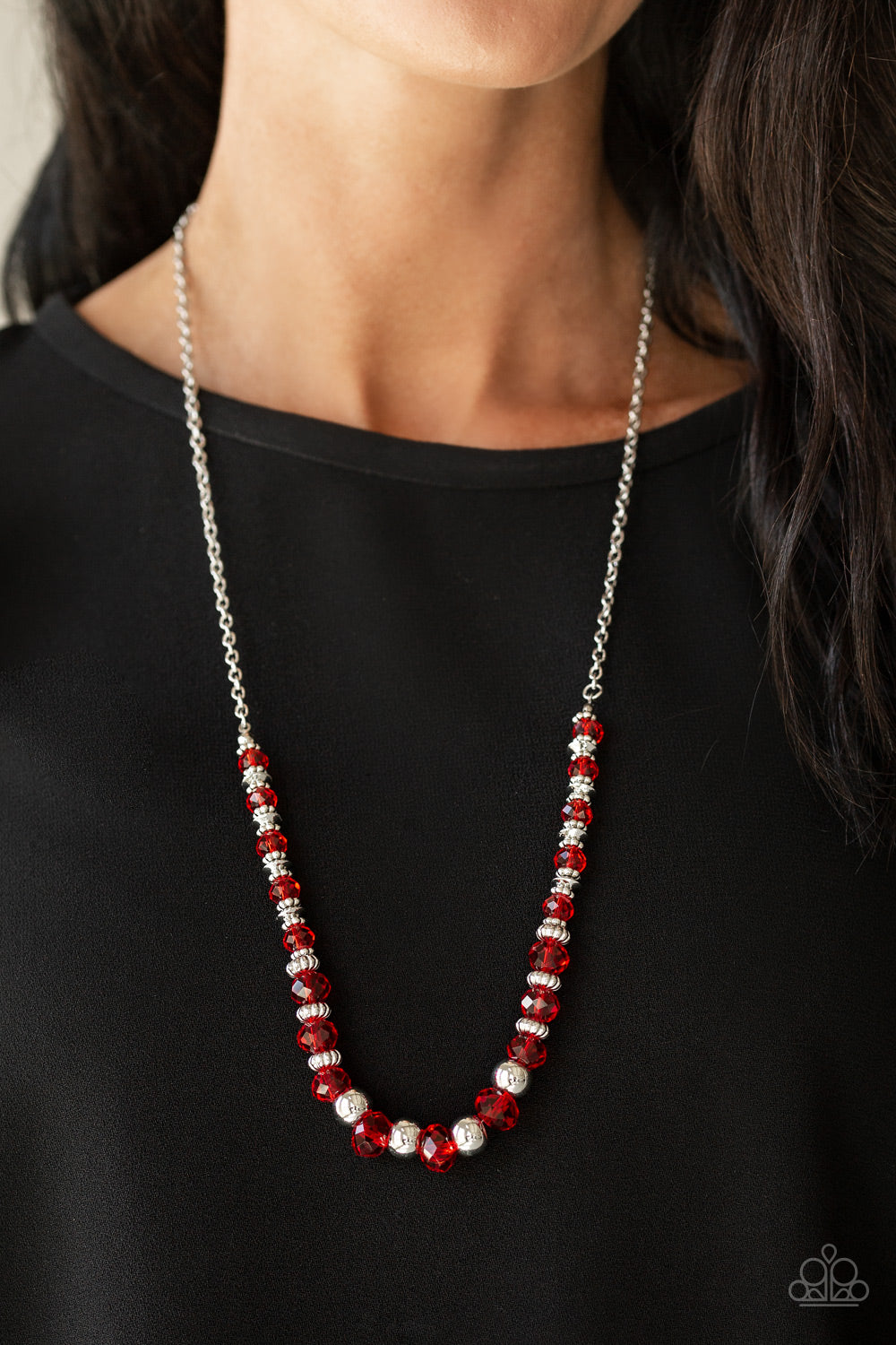 Stratosphere Sparkle - Red Necklace **Pre-Order**