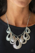 Load image into Gallery viewer, Teardrop Tempest - Silver Necklace