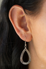 Load image into Gallery viewer, Teardrop Tempest - Silver Necklace