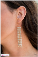 Load image into Gallery viewer, Top-Down Shimmer - Gold Earrings