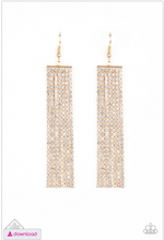 Load image into Gallery viewer, Top-Down Shimmer - Gold Earrings