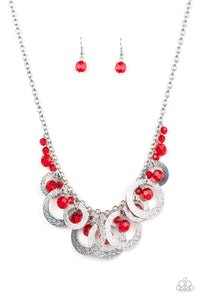 Turn It Up - Red Necklace **Pre-Order**