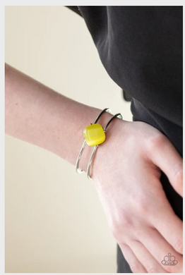 Turn Up The Glow - Yellow Bracelet