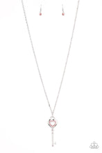 Load image into Gallery viewer, Unlock Your Heart - Pink Necklace