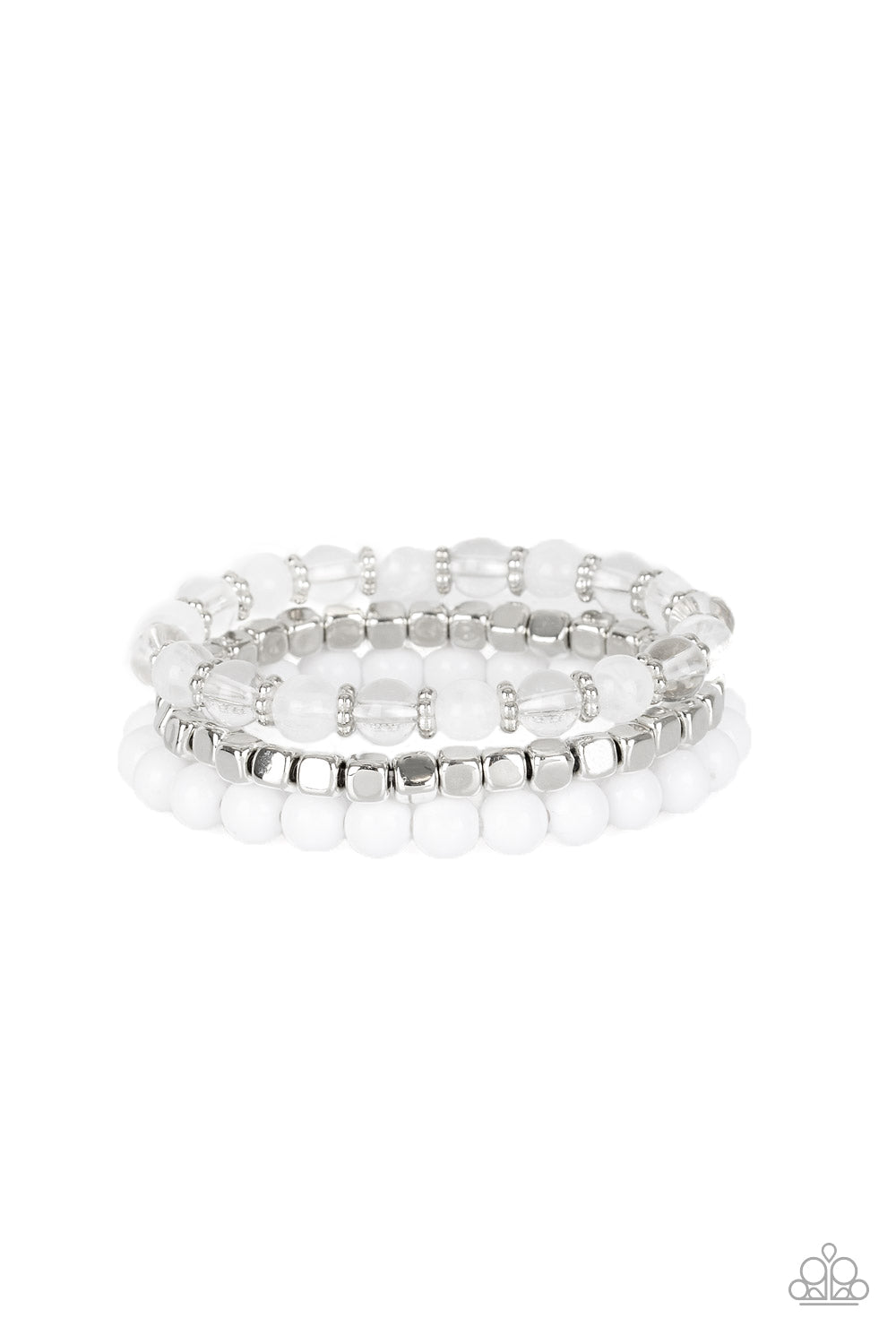 Globetrotter Glam - White Bracelet