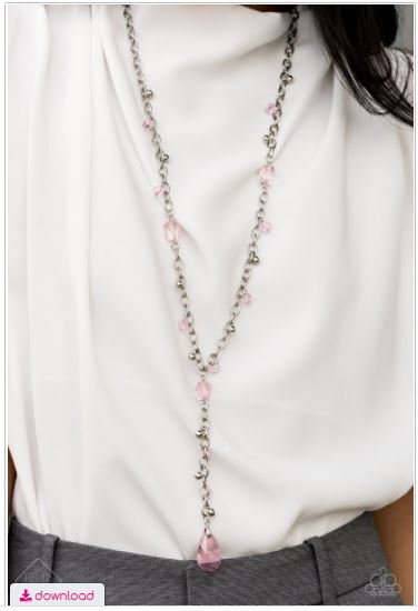Afterglow Party Pink Necklace