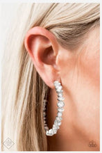 Load image into Gallery viewer, Can I Have Your Attention? - White Earrings
