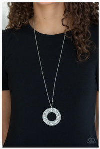 Bad HEIR Day - White Circle Necklace