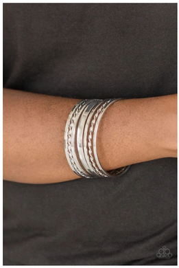Basic Blend Silver Bracelet Bangles