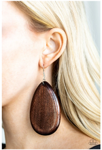 Load image into Gallery viewer, Beach Bride - Brown Earrings