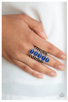 Bling Your Heart Out - Blue - Ring