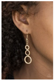 Bubble Bustle - Gold - Earrings
