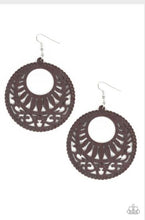 Load image into Gallery viewer, Coachella Cabana - Brown Earrings