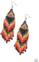 Load image into Gallery viewer, Colors Of The Wind Black Earrings