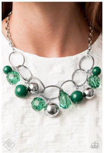 Cosmic Getaway - Green Necklace