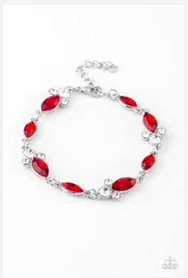 At Any Cost-Red Bracelet