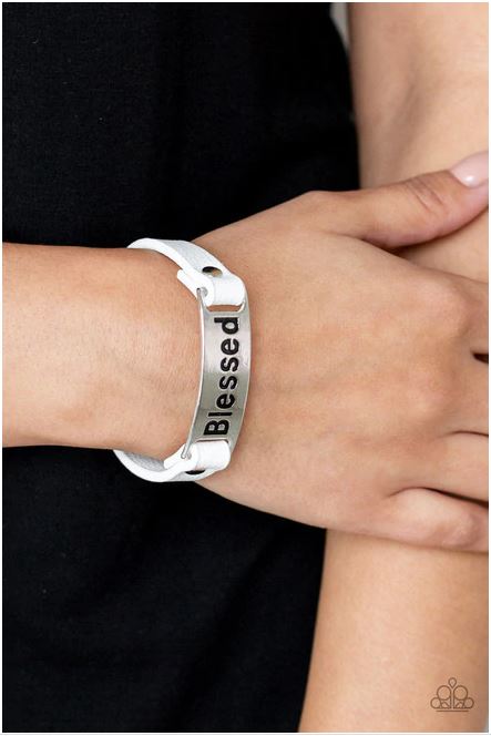 Count Your Blessings White - Bracelet